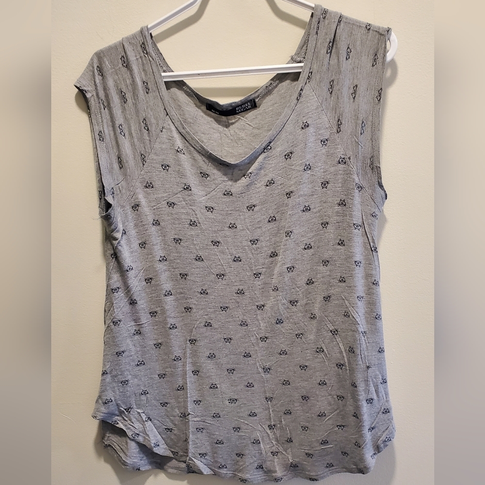 ☆ 3/35$ | REBEL SUGAR | Cat Print loose Tee in Size Medium
